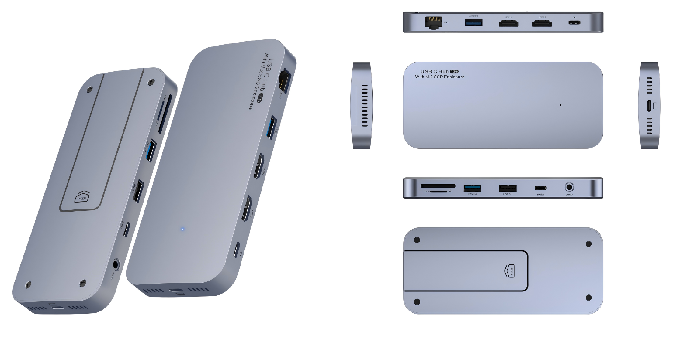 X0137-12 in 1 SSD Enclosure docking station