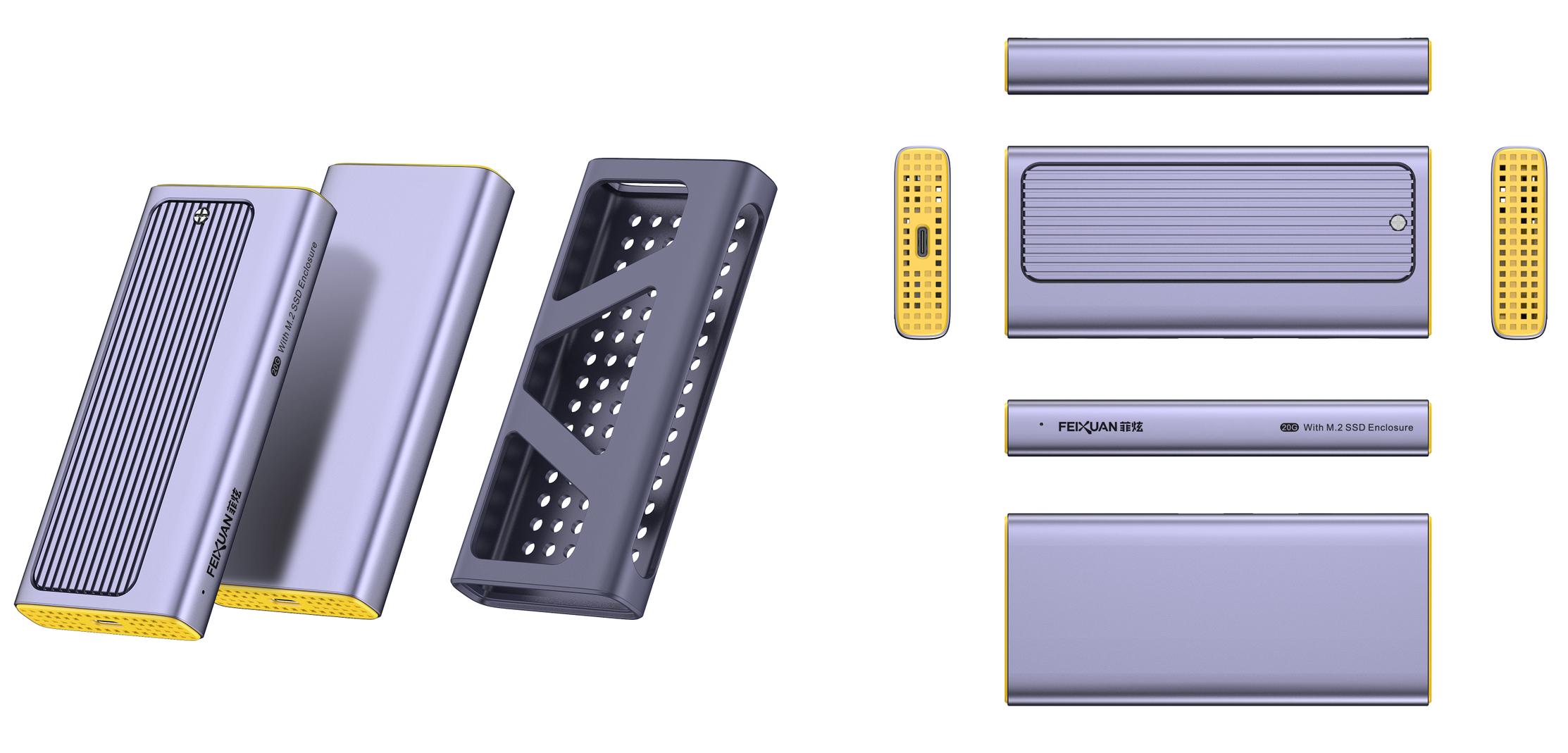 X0165-M.2 SSD Enclosure(20G)_SSD Enclosure_Shenzhen Feixuan electronic technology Co., LTD