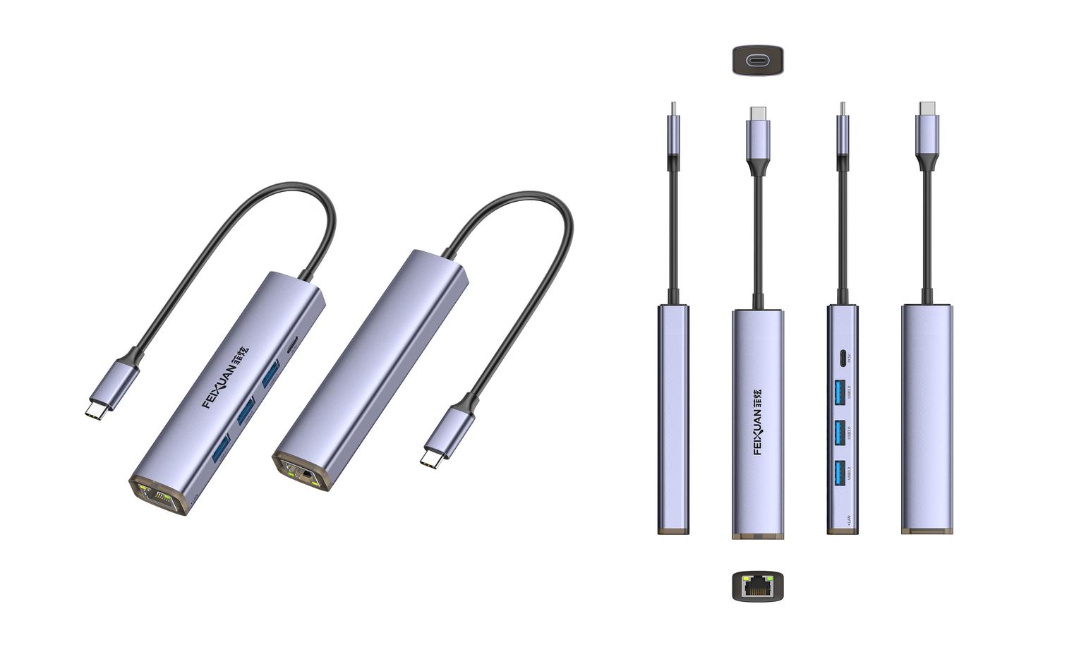 X0256 - 5 in 1 Docking Station_Docking Station_Shenzhen Feixuan electronic technology Co., LTD
